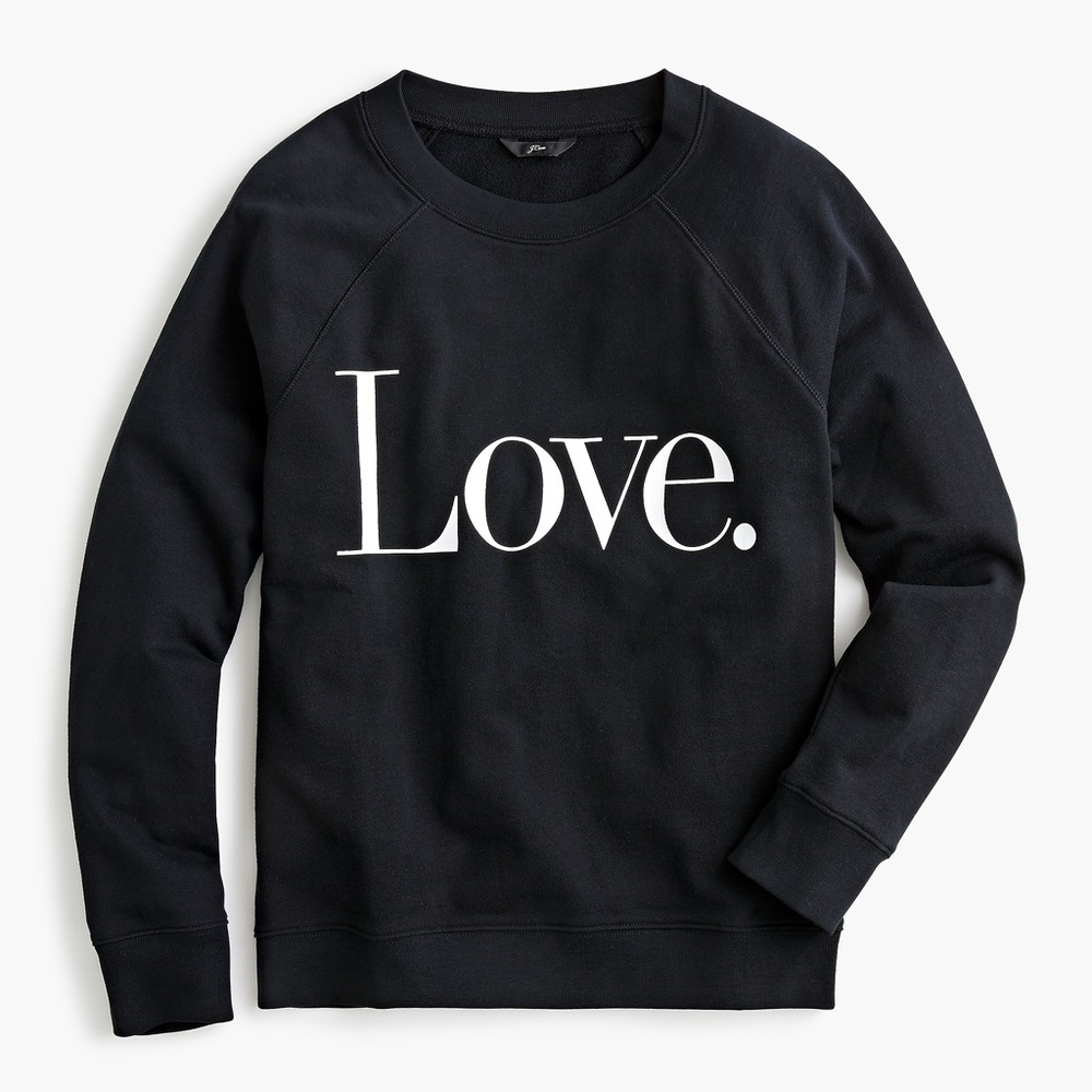 J. Crew Love Crewneck Sweatshirt